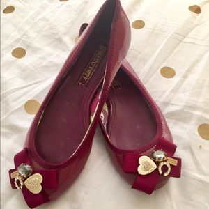 Coach Poppy Patent Leather Flats